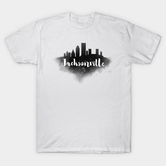 Jacksonville watercolor T-Shirt by kursatunsal